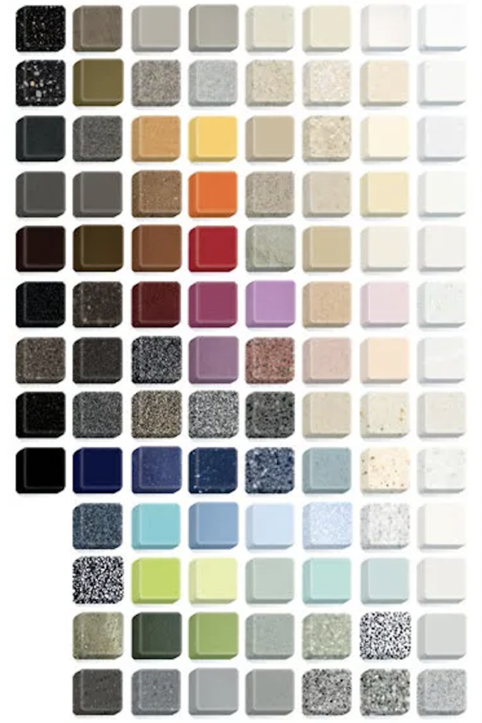 Dupont Corian Color Chart